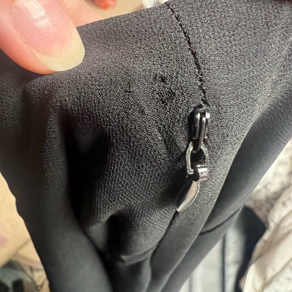 Superdown Revolve NWT nicola sheer maxi dress black halter tie high slit XS hoco - Picture 10 of 10